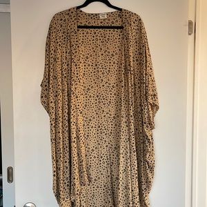 Sunday Best Aritzia Leopard Print Cardigan